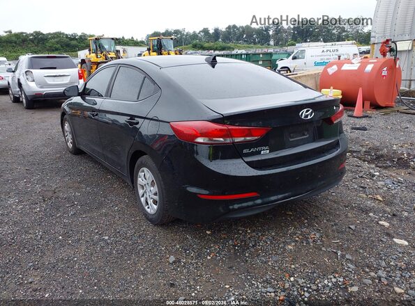 KMHD74LF2HU367678 2017 HYUNDAI ELANTRA Black Trasero izquierdo