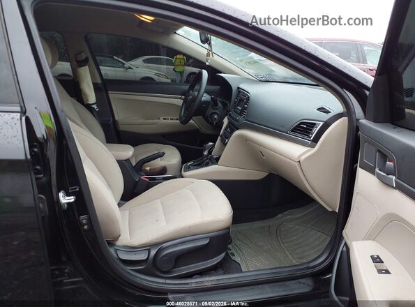 KMHD74LF2HU367678 2017 HYUNDAI ELANTRA Black Vista interior delantera