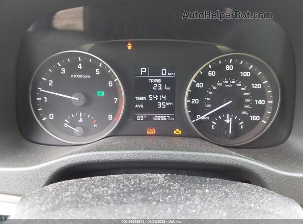KMHD74LF2HU367678 2017 HYUNDAI ELANTRA Black Vista de los asientos traseros