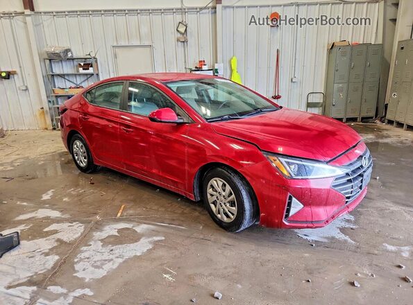 KMHD74LF2KU838770 2019 HYUNDAI ELANTRA Red Առջևի աջ