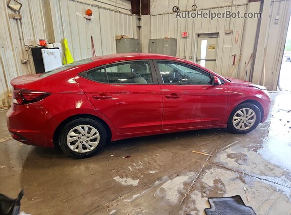 KMHD74LF2KU838770 2019 HYUNDAI ELANTRA Red Հետևի աջ