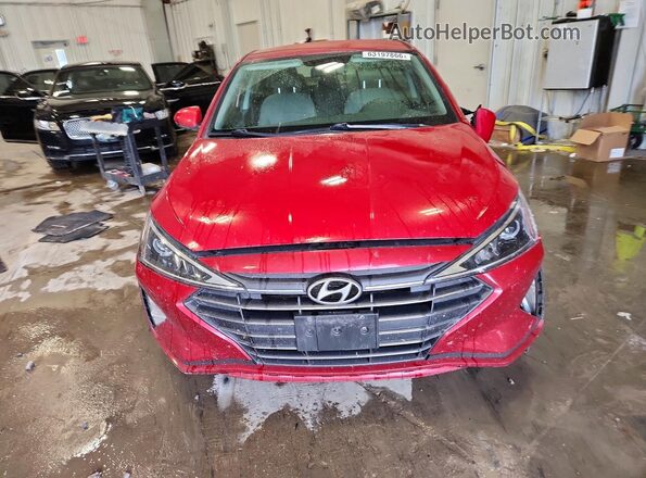 KMHD74LF2KU838770 2019 HYUNDAI ELANTRA Red Դիմացի տեսք