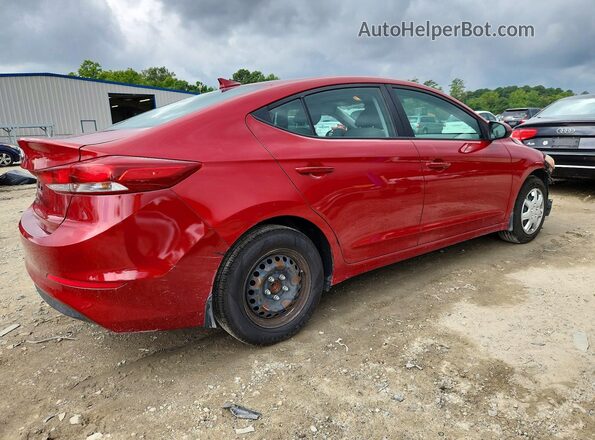 KMHD74LF3HU407699 2017 HYUNDAI ELANTRA Red Tył prawy