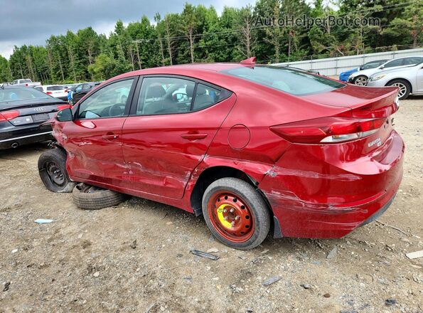 KMHD74LF3HU407699 2017 HYUNDAI ELANTRA Red Tył lewy