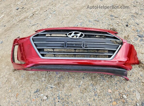 KMHD74LF3HU407699 2017 HYUNDAI ELANTRA Red Widok komory silnika