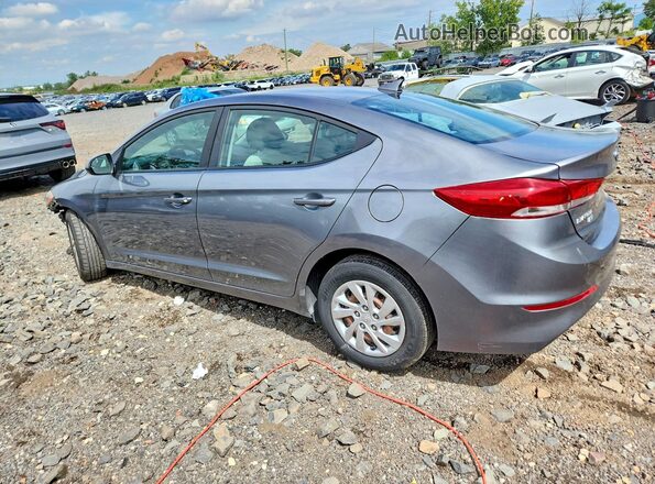 KMHD74LF4HU111199 2017 HYUNDAI ELANTRA Gray Trasero izquierdo