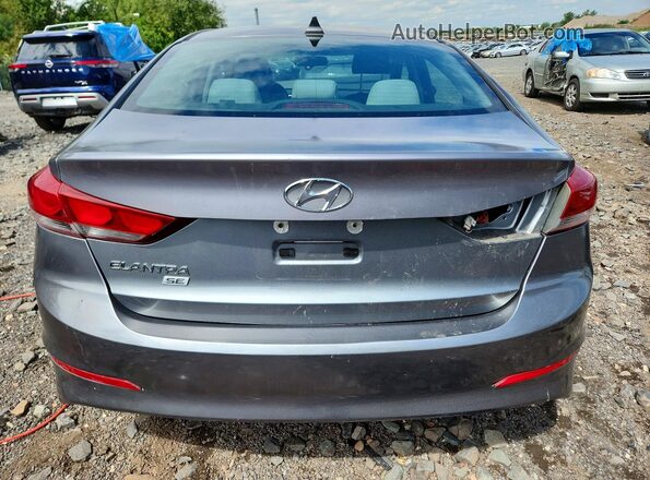 KMHD74LF4HU111199 2017 HYUNDAI ELANTRA Gray Vista trasera