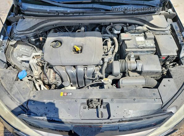 KMHD74LF4LU902826 2020 HYUNDAI ELANTRA Черный Вид задней части салона