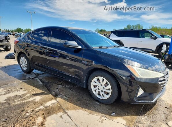 KMHD74LF4LU902826 2020 HYUNDAI ELANTRA Черный Передняя правая четверть