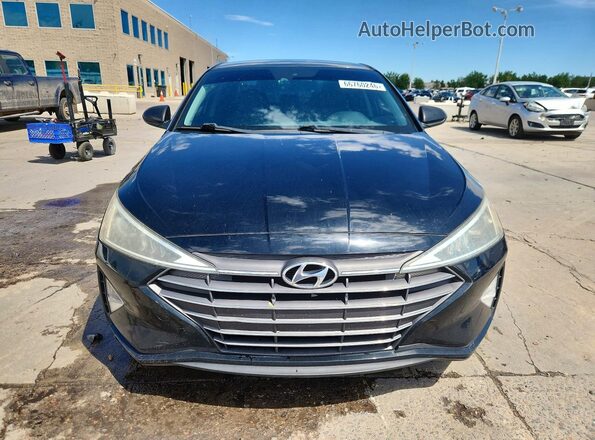 KMHD74LF4LU902826 2020 HYUNDAI ELANTRA Черный Вид спереди