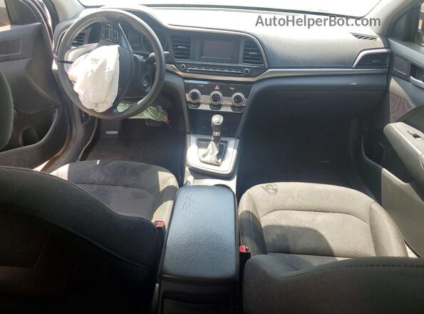 KMHD74LF4LU925507 2020 HYUNDAI ELANTRA Silver Вид панелі приладів