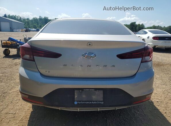 KMHD74LF4LU925507 2020 HYUNDAI ELANTRA Silver Вид ззаду