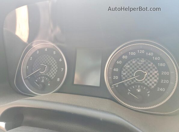 KMHD74LF4LU925507 2020 HYUNDAI ELANTRA Silver Вид щитка приладів