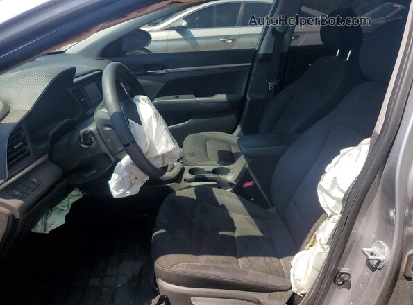KMHD74LF4LU925507 2020 HYUNDAI ELANTRA Silver Вид салону спереду