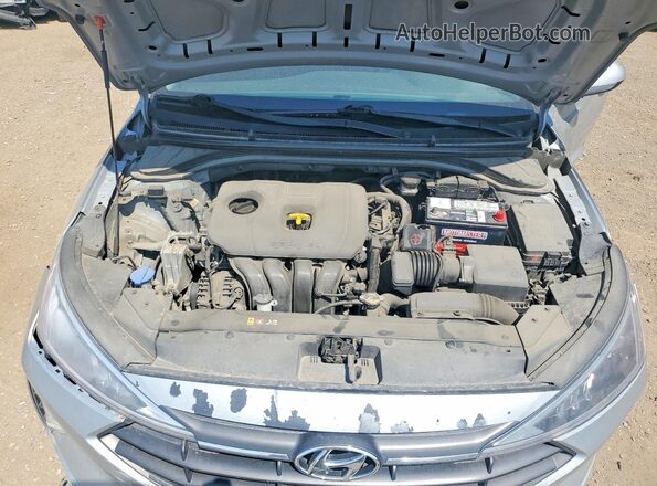 KMHD74LF4LU925507 2020 HYUNDAI ELANTRA Silver Вид задньої частини салону