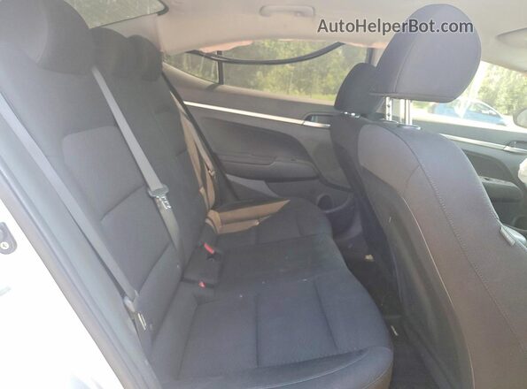 KMHD74LF4LU925507 2020 HYUNDAI ELANTRA Silver Вид задніх сидінь