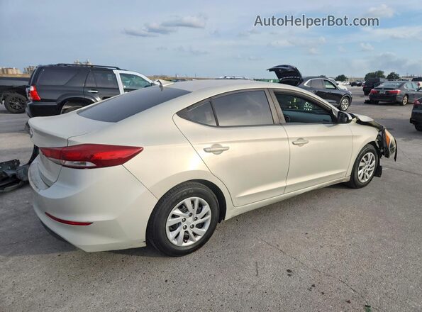 KMHD74LF5HU392008 2017 HYUNDAI ELANTRA Beige Հետևի աջ