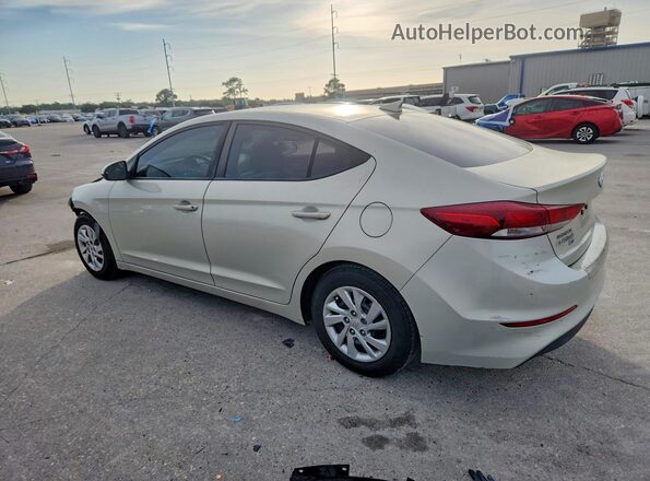 KMHD74LF5HU392008 2017 HYUNDAI ELANTRA Beige Հետևի ձախ