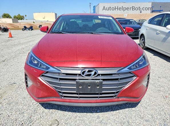 KMHD74LF5KU761537 2019 HYUNDAI ELANTRA Red Vista frontal