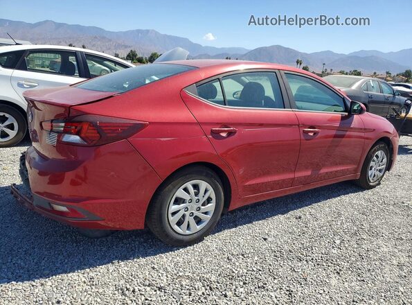 KMHD74LF5KU761537 2019 HYUNDAI ELANTRA Red Trasero derecho