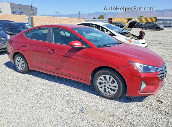 KMHD74LF5KU761537 2019 HYUNDAI ELANTRA Red Delantero derecho
