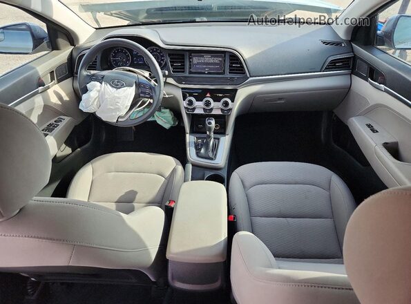 KMHD74LF5KU811739 2019 HYUNDAI ELANTRA Угольный Вид панели приборов