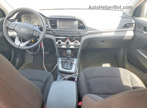 KMHD74LF5KU835183 2019 HYUNDAI ELANTRA Black Vista del salpicadero