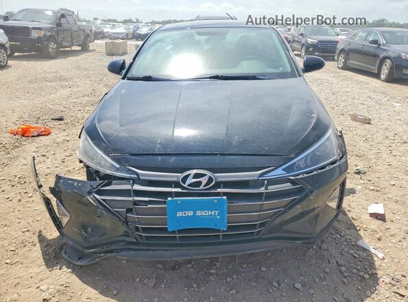 KMHD74LF5KU835183 2019 HYUNDAI ELANTRA Black Vista frontal