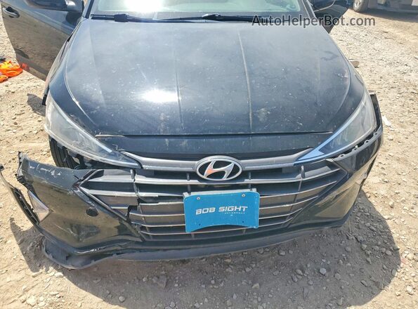 KMHD74LF5KU835183 2019 HYUNDAI ELANTRA Black Vista interior trasera