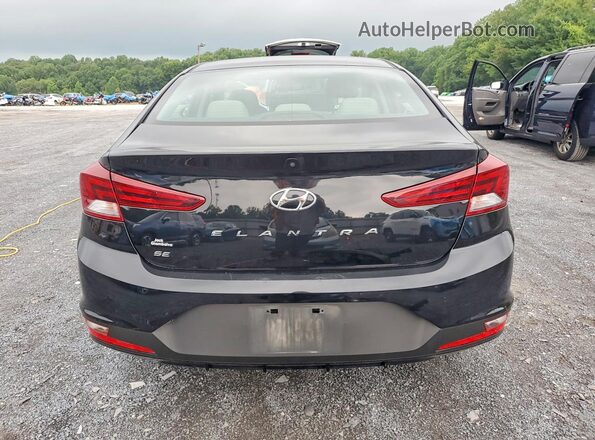 KMHD74LF5LU957205 2020 HYUNDAI ELANTRA Black Widok z tyłu