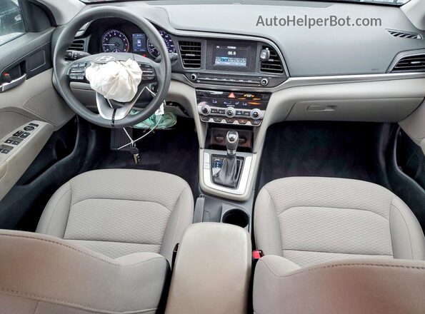 KMHD74LF5LU957205 2020 HYUNDAI ELANTRA Black Widok deski rozdzielczej