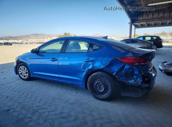 KMHD74LF6HU095135 2017 HYUNDAI ELANTRA Синий Задняя левая четверть