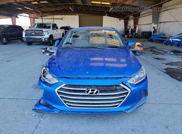 KMHD74LF6HU095135 2017 HYUNDAI ELANTRA Синий Вид спереди
