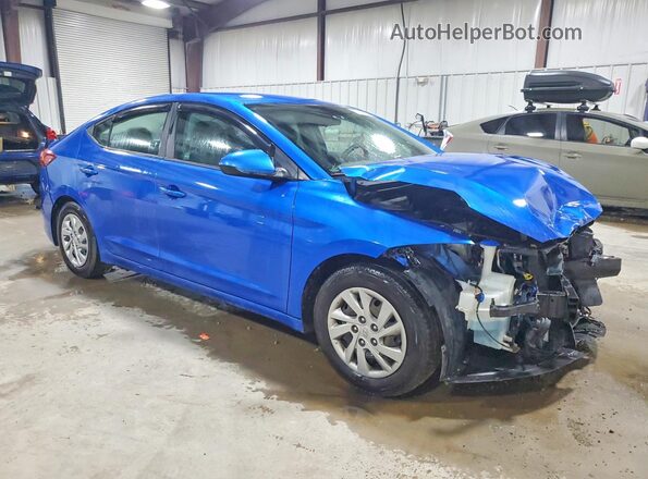 KMHD74LF6HU315776 2017 HYUNDAI ELANTRA Blue წინა მარჯვენა