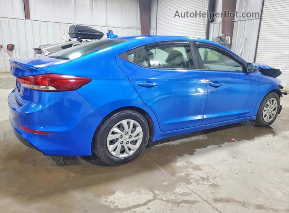 KMHD74LF6HU315776 2017 HYUNDAI ELANTRA Blue უკანა მარჯვენა