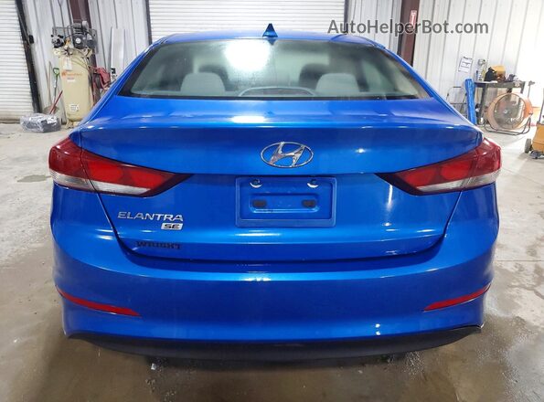 KMHD74LF6HU315776 2017 HYUNDAI ELANTRA Blue უკანა ხედი