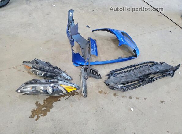 KMHD74LF6HU315776 2017 HYUNDAI ELANTRA Blue ძრავის განყოფილების ხედი
