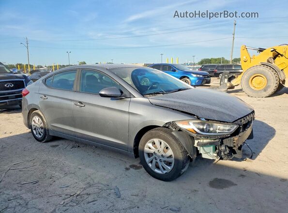 KMHD74LF6JU453209 2018 HYUNDAI ELANTRA Gray Przód prawy