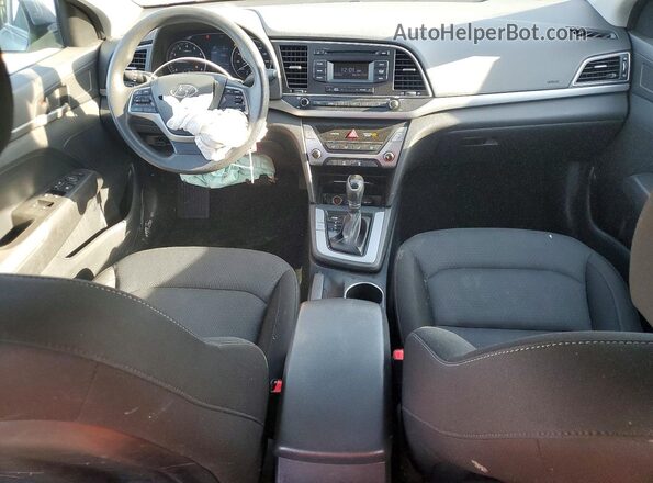 KMHD74LF6JU453209 2018 HYUNDAI ELANTRA Gray Widok deski rozdzielczej
