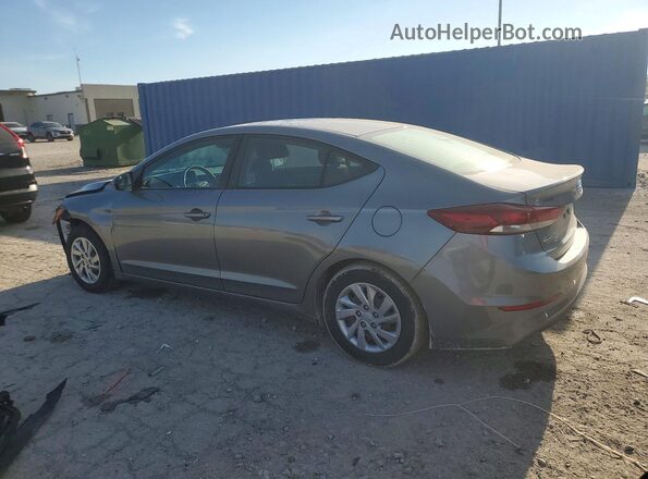 KMHD74LF6JU453209 2018 HYUNDAI ELANTRA Gray Tył lewy