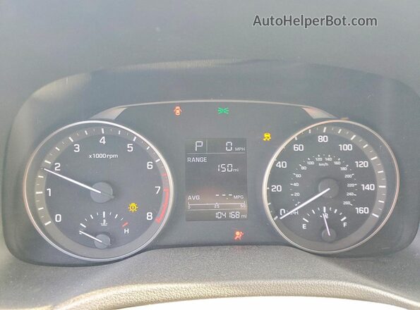KMHD74LF6JU453209 2018 HYUNDAI ELANTRA Gray Widok zestawu wskaźników
