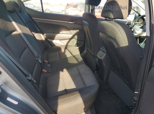 KMHD74LF6JU453209 2018 HYUNDAI ELANTRA Gray Widok tylnych siedzeń