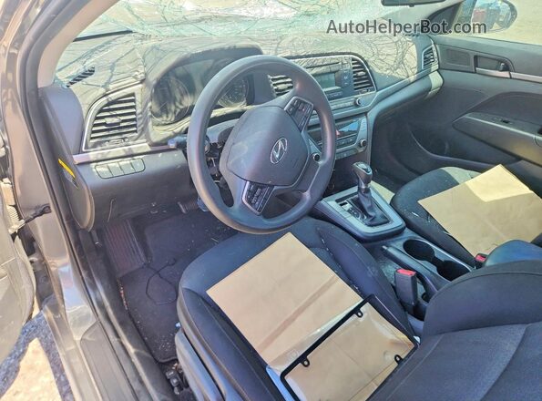 KMHD74LF6JU481544 2018 HYUNDAI ELANTRA Gray Вид панелі приладів