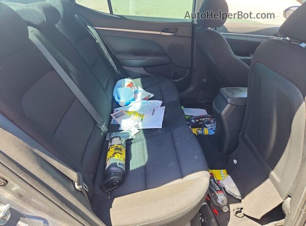 KMHD74LF6JU481544 2018 HYUNDAI ELANTRA Gray Вид задніх сидінь