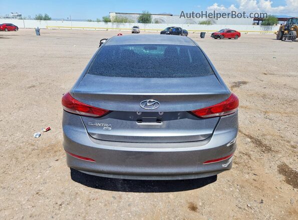 KMHD74LF6JU481544 2018 HYUNDAI ELANTRA Gray Вид ззаду