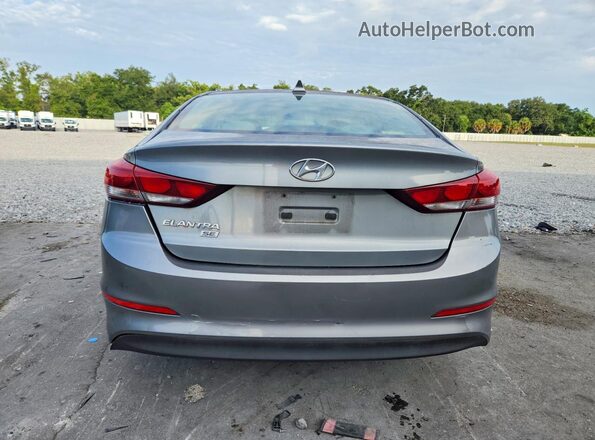 KMHD74LF7HU408628 2017 HYUNDAI ELANTRA Gray Հետևի տեսք