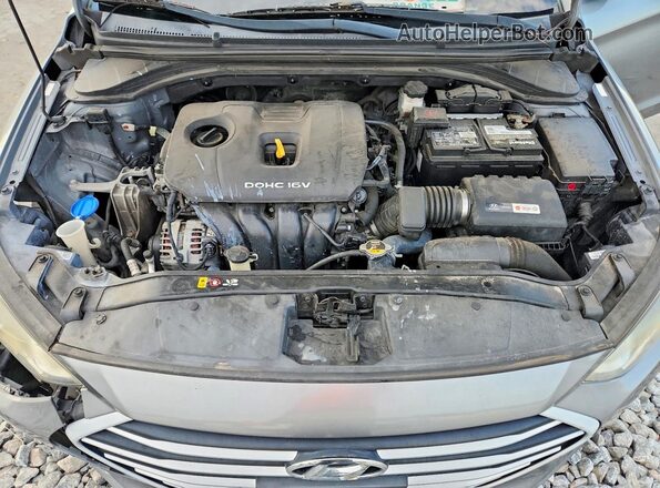 KMHD74LF7HU408628 2017 HYUNDAI ELANTRA Gray Սալոնի հետևի տեսք