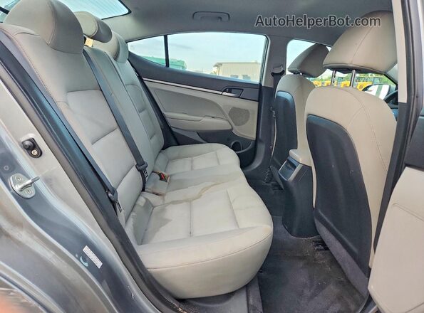 KMHD74LF7HU408628 2017 HYUNDAI ELANTRA Gray Հետևի նստատեղերի տեսք