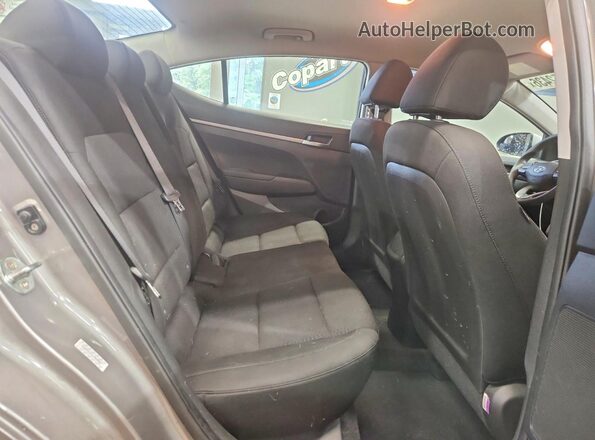 KMHD74LF7LU066803 2020 HYUNDAI ELANTRA Silver Հետևի նստատեղերի տեսք