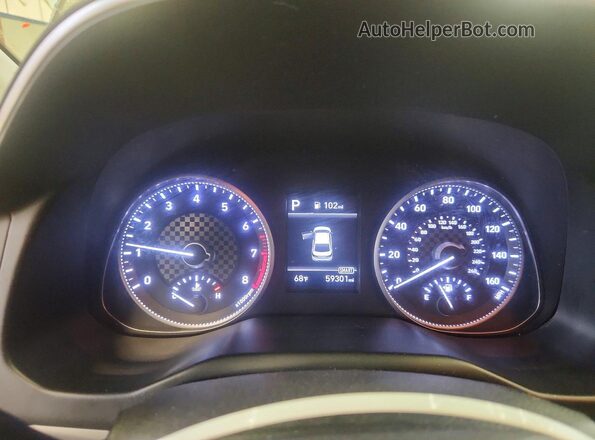 KMHD74LF7LU066803 2020 HYUNDAI ELANTRA Silver Սարքավորումների վահանակի տեսք
